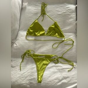 Vibrant Green Bikini Set